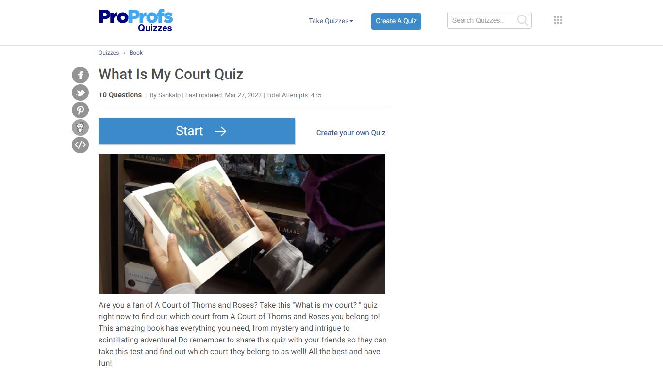 What Is My Court Quiz - ProProfs Quiz